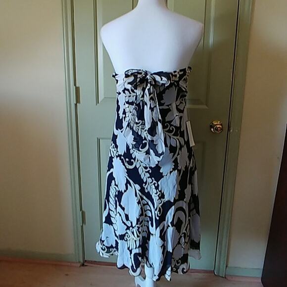 Ann Taylor Dress Strapless Midi Sz 10 NWT - Picture 4 of 6